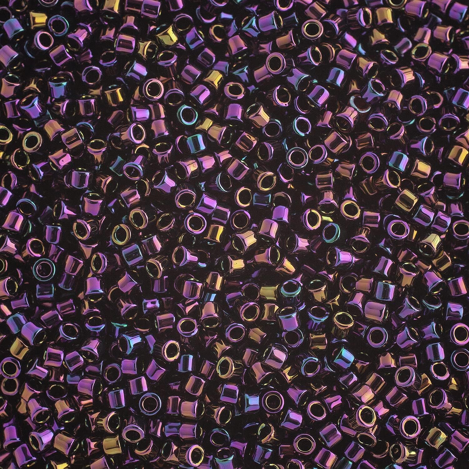 Miyuki Delica 10/0 RD 5.2gms Japanese Seed Beads - Purple Iris