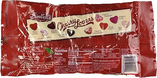 Miniatura 2 de Gimbal's Cherry Lovers - Gomitas gourmet en forma de corazón, 9 onzas, paquete de 2