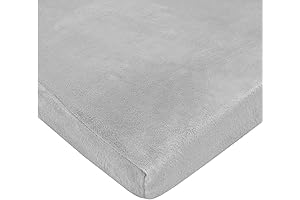 American Baby Heavenly Soft Chenille Fleece Fitted Pack N Play Crib Sheet
