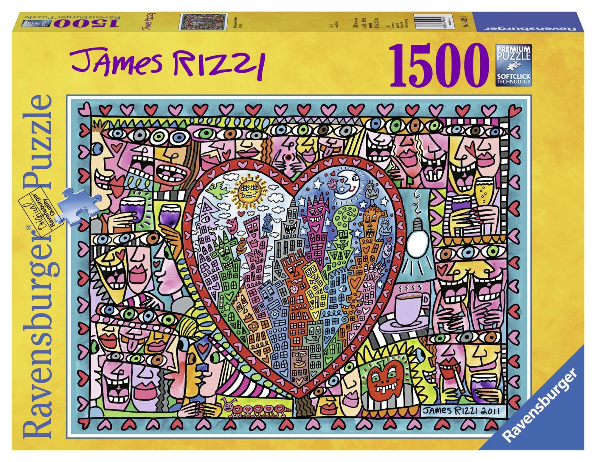 Ravensburger James Rizzi: All That Love In The Middle Of The City Jigsaw  Puzzle (1500-Piece): Buy Online At Best Price In Uae - Amazon.ae