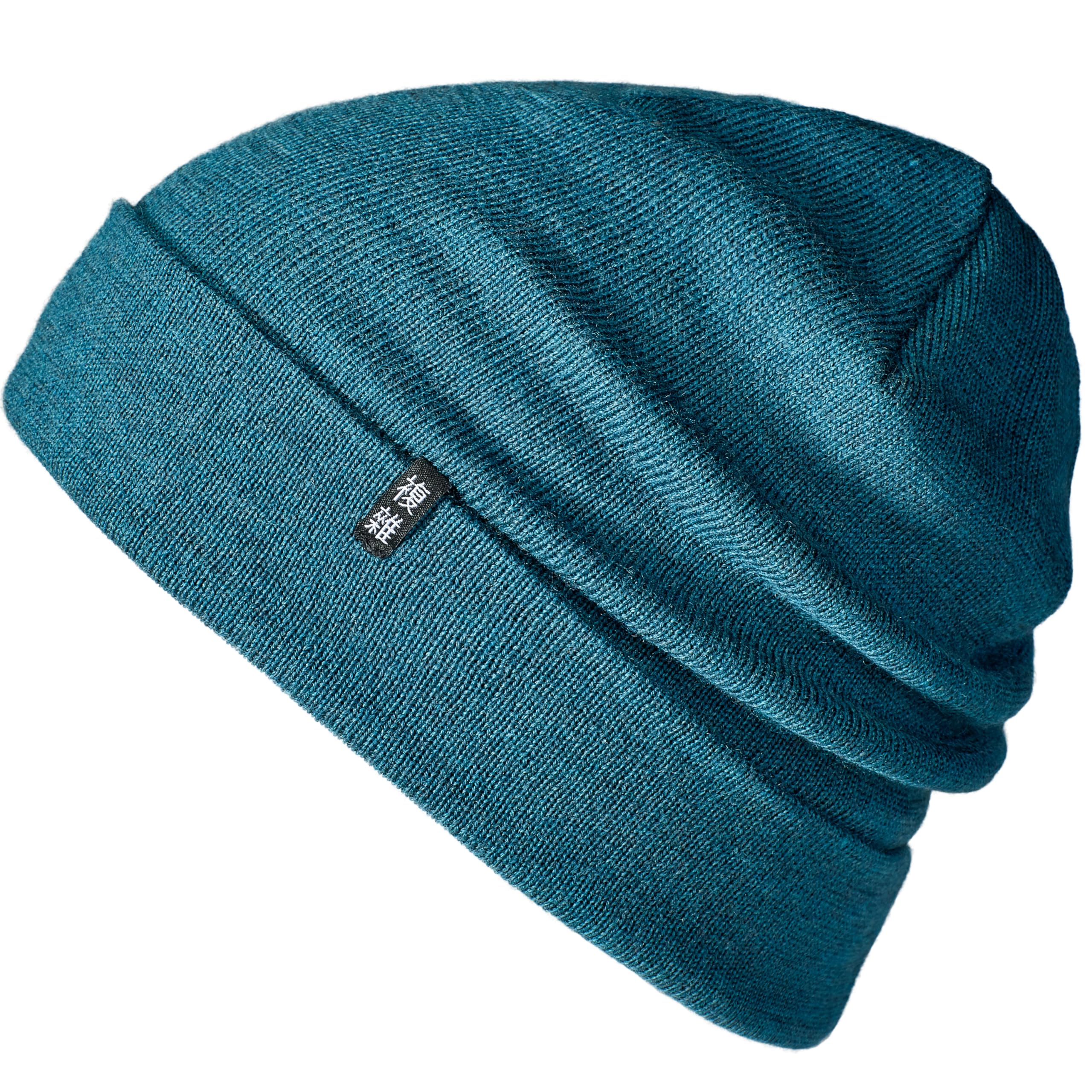 Enter the Complex® Merino Wool Hat, Slouch Beanie, 100% Merino Wool, Women and Men
