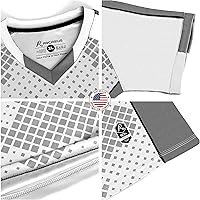 Vista 12 de Camiseta deportiva SOL Athletic para hombre, refrescante, transpirable, cómoda Dorado/Negro