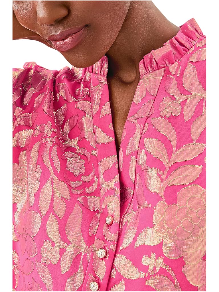 Pink Lilly Pulitzer Evaline Silk Dress