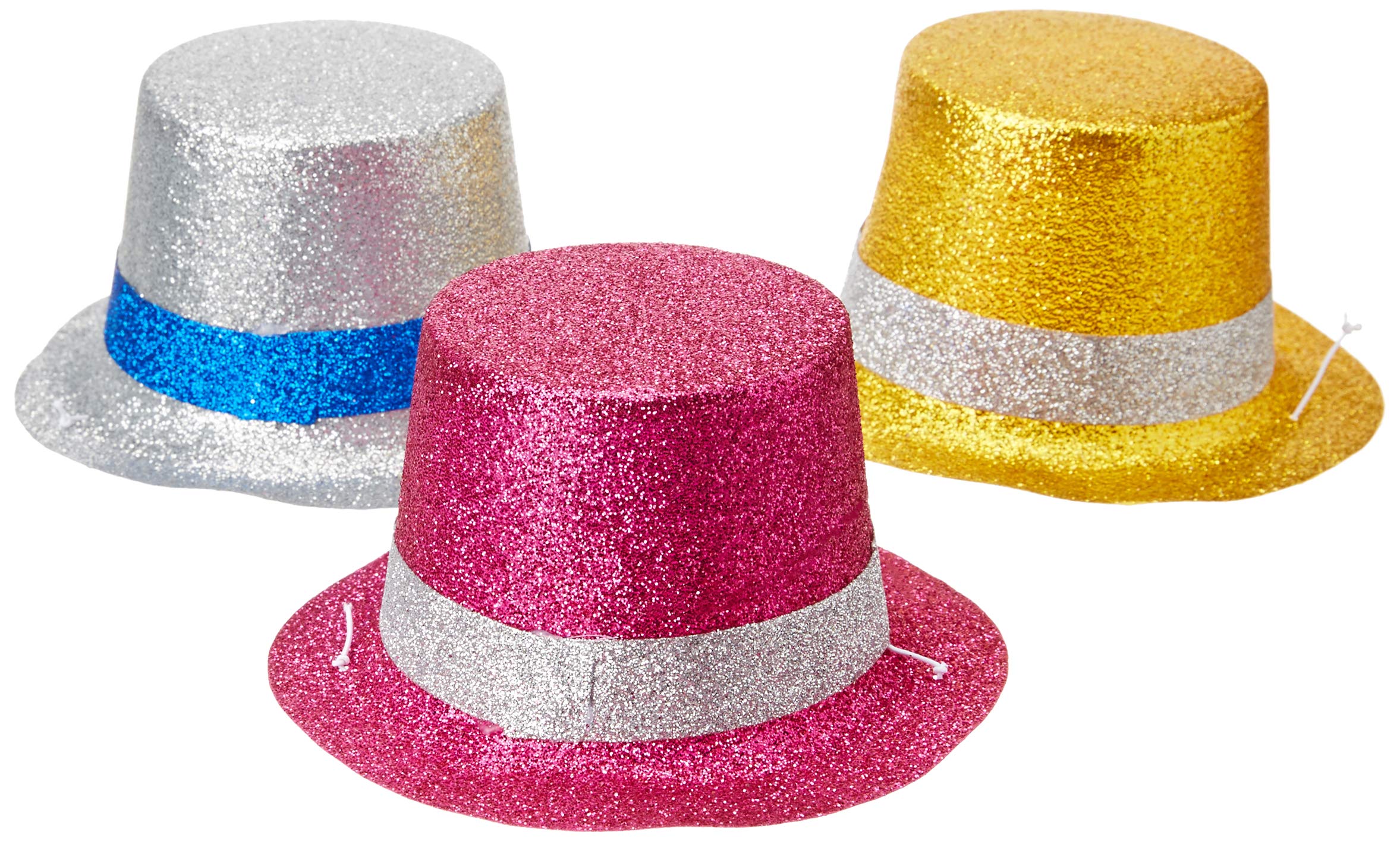 Wanna Party Round Small Top Hatset of 5,Multicolor