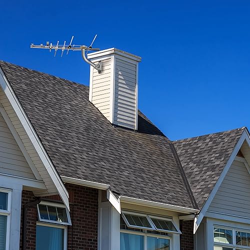 Miniatura 2 de RCA Antena de TV compacta Yagi para exteriores o en el ático - Antena OTA digital de largo alcance para recepción clara, compatible con NexGenTV,