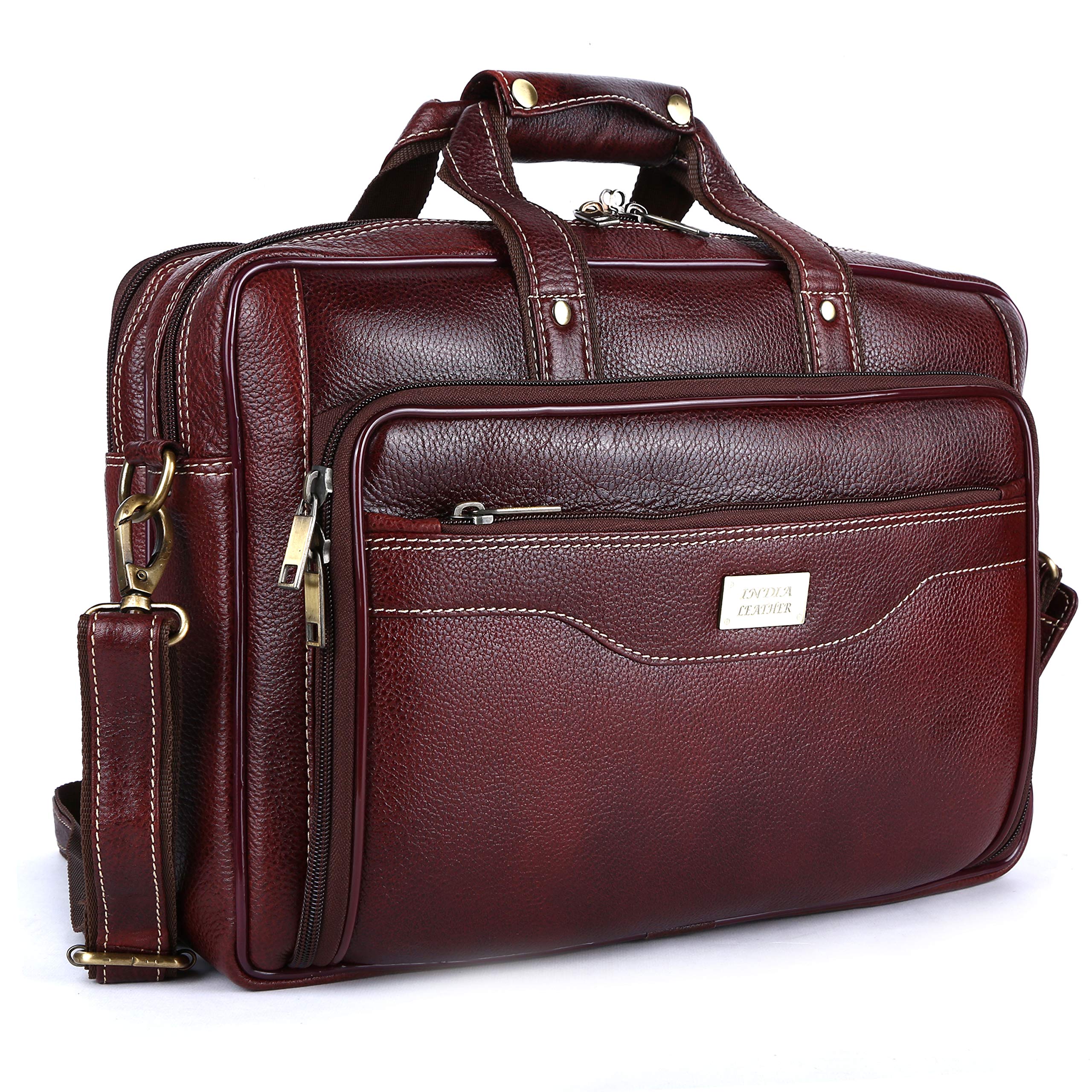 See full amazon price history chart for INDIA LEATHER laptop bag| Stylish Leather Laptop bag (16 inch) | Carry Handles with Adjustable Strap| Padded Laptop for men |Office Bag, Briefcase (Brown) INDIA LEATHER laptop bag| Stylish Leather Laptop bag (16 inch) | Carry Handles with Adjustable Strap| Padded Laptop for men |Office Bag, Briefcase (Brown) (B09B8FRWMB) Amazon Price History, Amazon Price Tracker