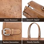 SYTRAH Laptop Tote Bag for Women, 15.6 inch Computer Purse
