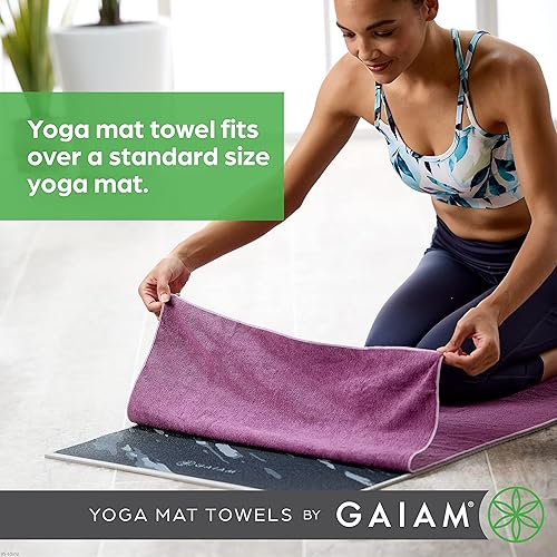 Miniatura 2 de Gaiam Toalla de la esterilla de la toalla de la microfibra del tamaño de la esterilla de la yoga