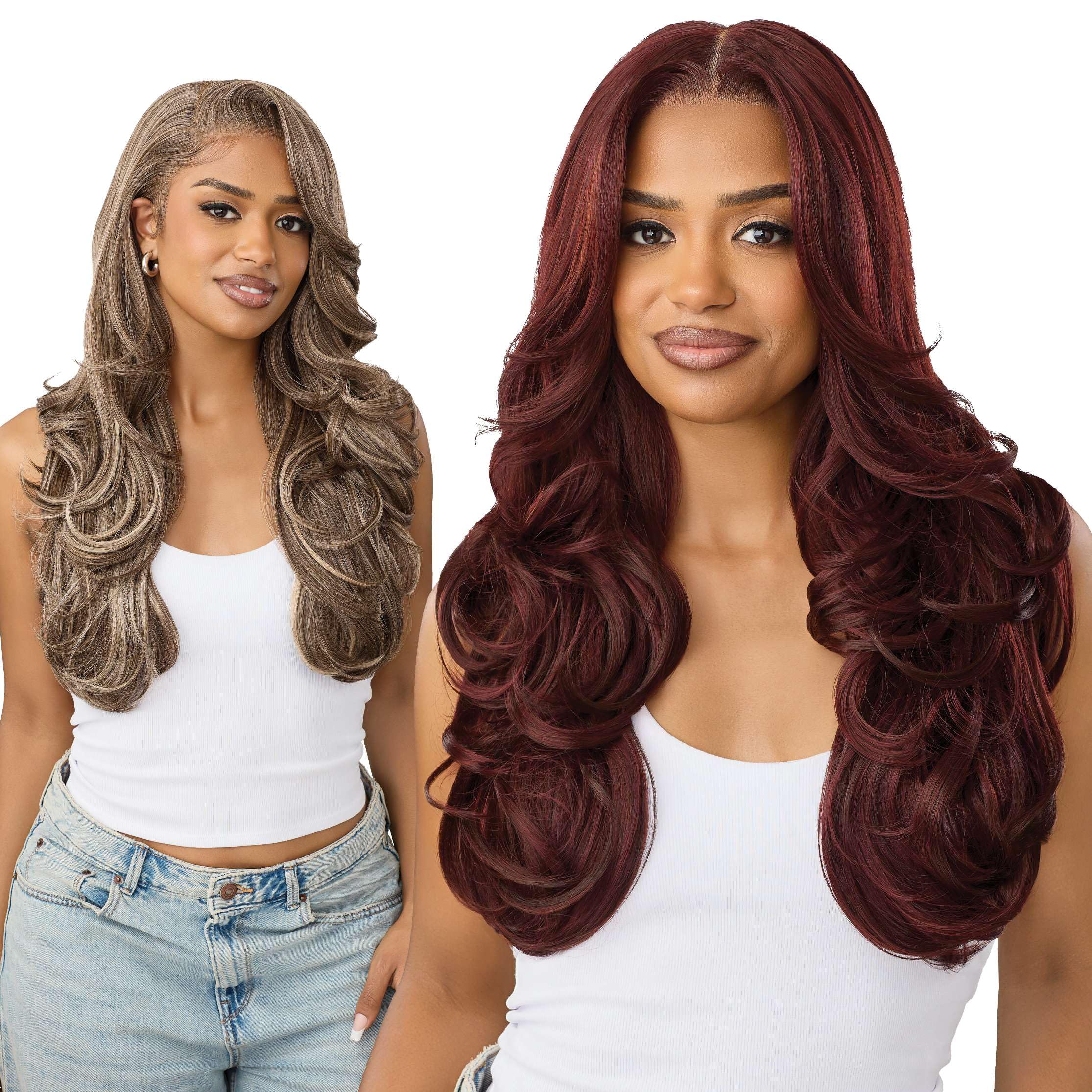 Outre Lace Front Wig - Perfect Hair Line 13X6 - PH 20 (JET BLACK 1)