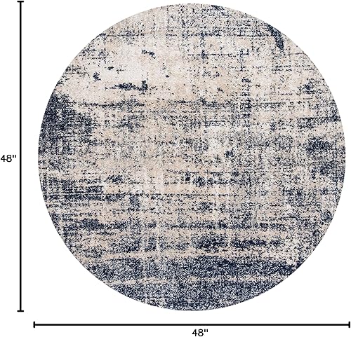 Miniatura 231 de SAFAVIEH Adirondack Collection Tapete de área XL, 12 x 15 pies, color crema y dorado, diseño abstracto moderno, no desprende pelusa y de fácil