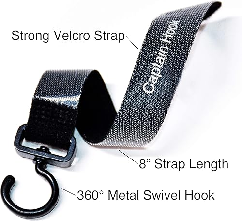 Miniatura 8 de The Original Captain Hook - Paquete de 2 ganchos multiusos para tu bolso bolsas de compras abrigo mochila se puede utilizar con equipaje cochecito