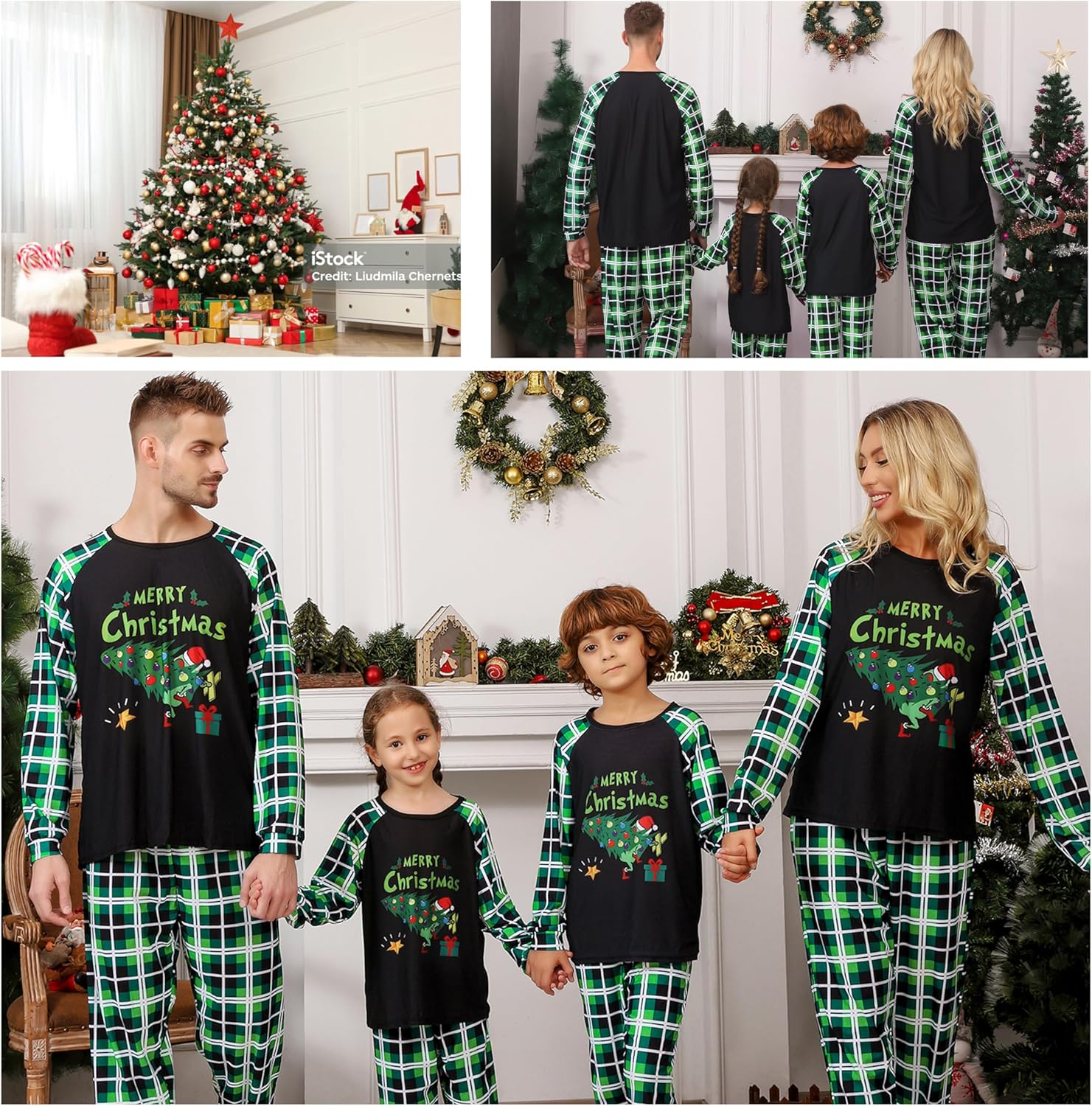 Christmas Pajamas for Family, Holiday Matching Christmas Pjs, Cute Printed Xmas Sleepwear - Image 5