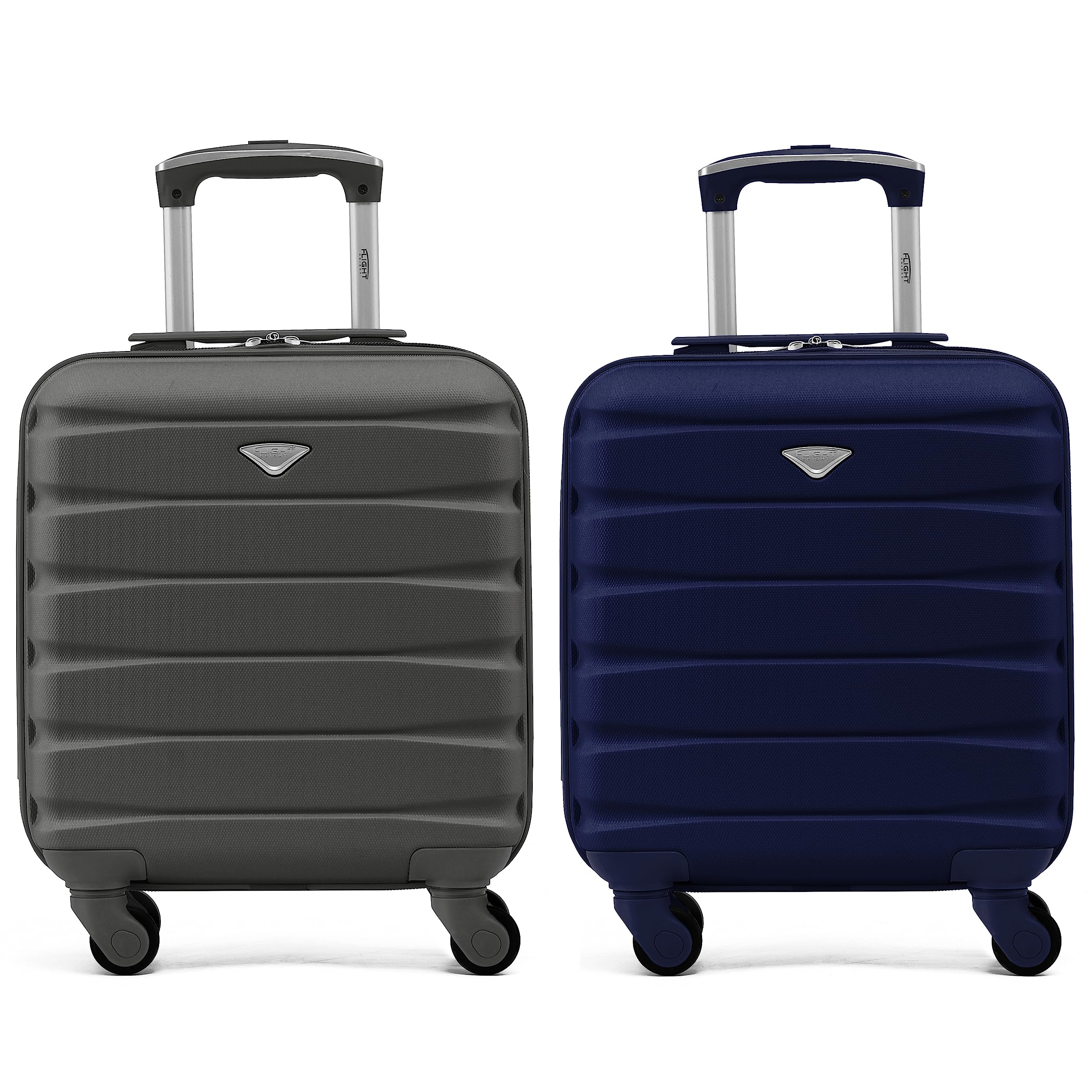 Flight Knight Suitcase Set of 2 Lightweight 4 Wheel ABS Hard Case Cabin Carry On Hand Luggage Approved for Over 100 Airlines Including easyJet, British Airways, Ryanair & Many More 55x35x20cm — view 85