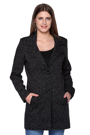 Trufit Tweed Over Coats Black at Amazon 