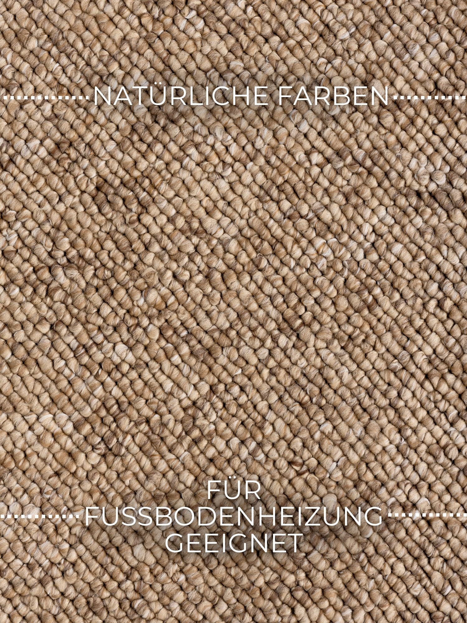 Laagpolig vloerkleed - Rocco Bolletjes Crème - Flycarpets