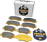 Vista 1 de Traild CFMoto CFORCE 600, 800, 1000 2019-2026 Juego de pastillas de freno de cerámica delanteras y traseras