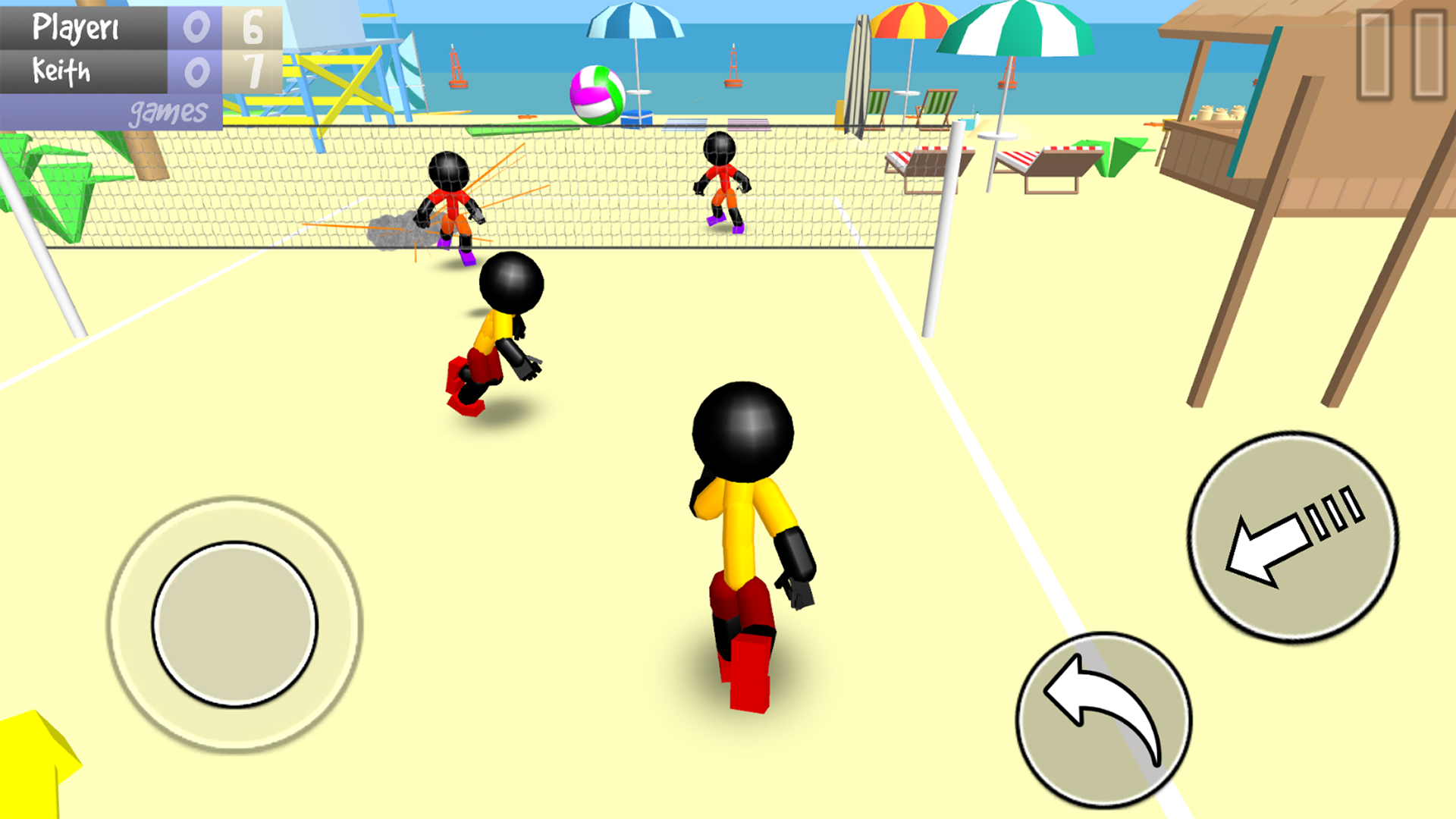 Stickman voleibol en la playaAmazon.esAppstore for Android