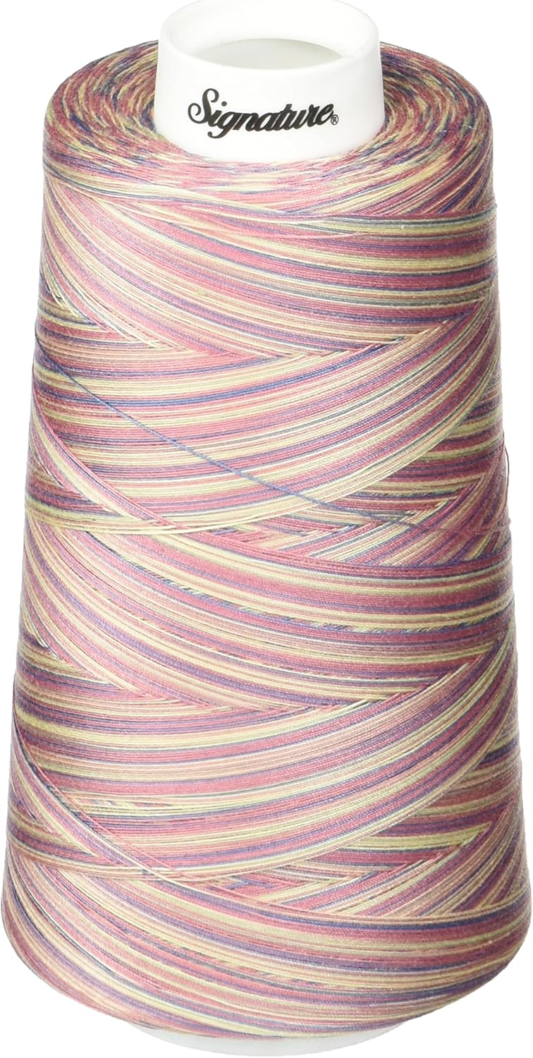 Signature 3 Ply Cotton Quilting Thread, 40wt/3000 yd, Variegated Victorian