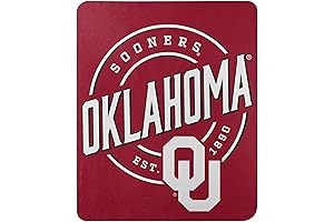 NCAA Unisex-Adult Fleece Throw Blanket Oklahoma Sooners