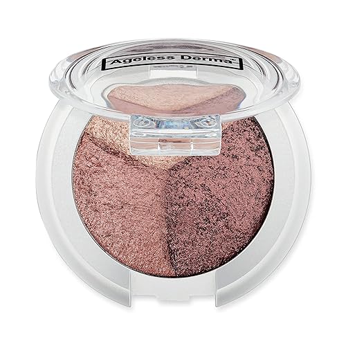 Miniatura 7 de Maquillaje mineral Sombra de ojos horneada Trio-Vegan Sombra de ojos (Bronce)