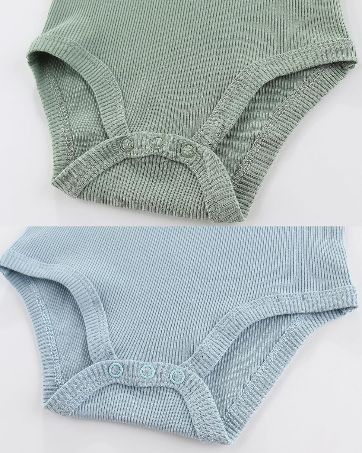 ZAVBABY Newborn Baby Boy Girl Bodysuits Short Sleeve Summer Infant Clothes 0-12 Month - Image 6