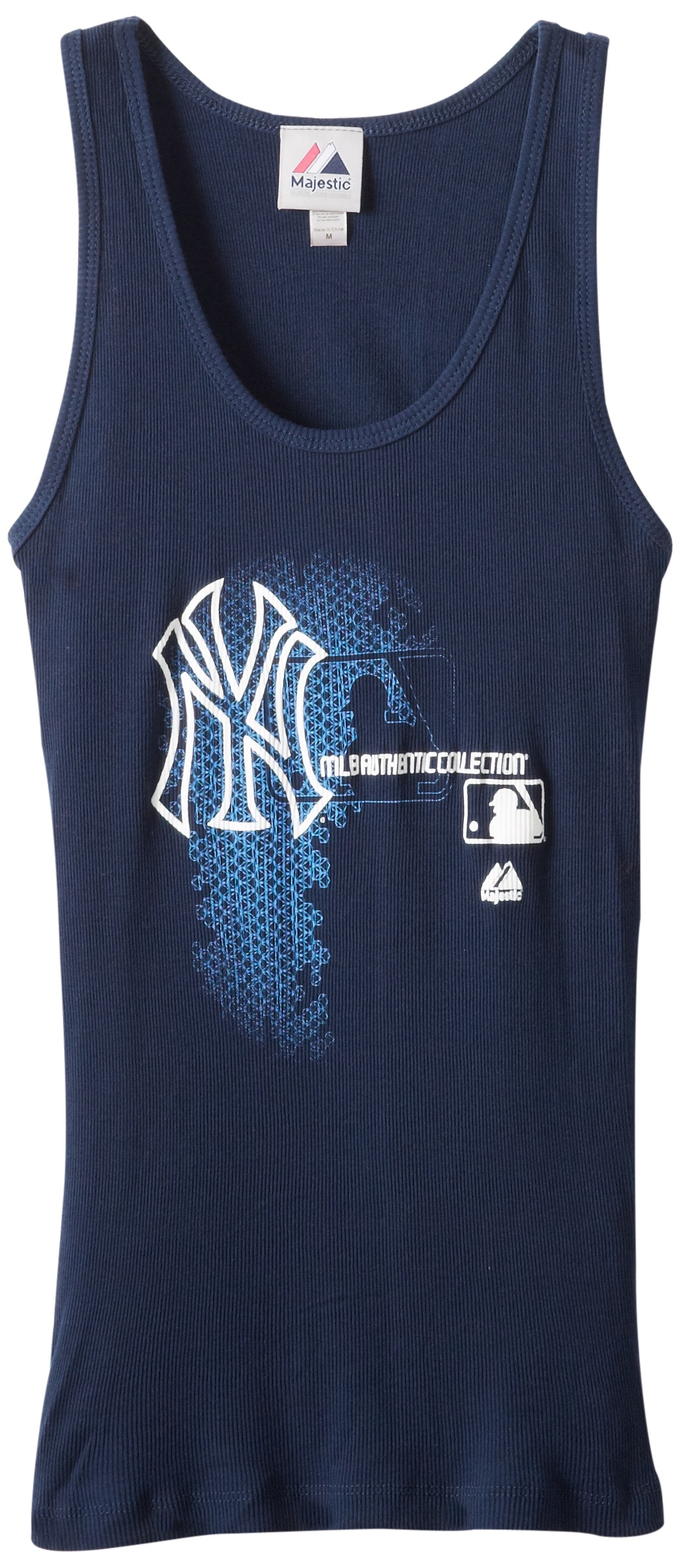 MLB New York Yankees Women's Authentic Collection Change Up Sleeveless Tank Top, Navy