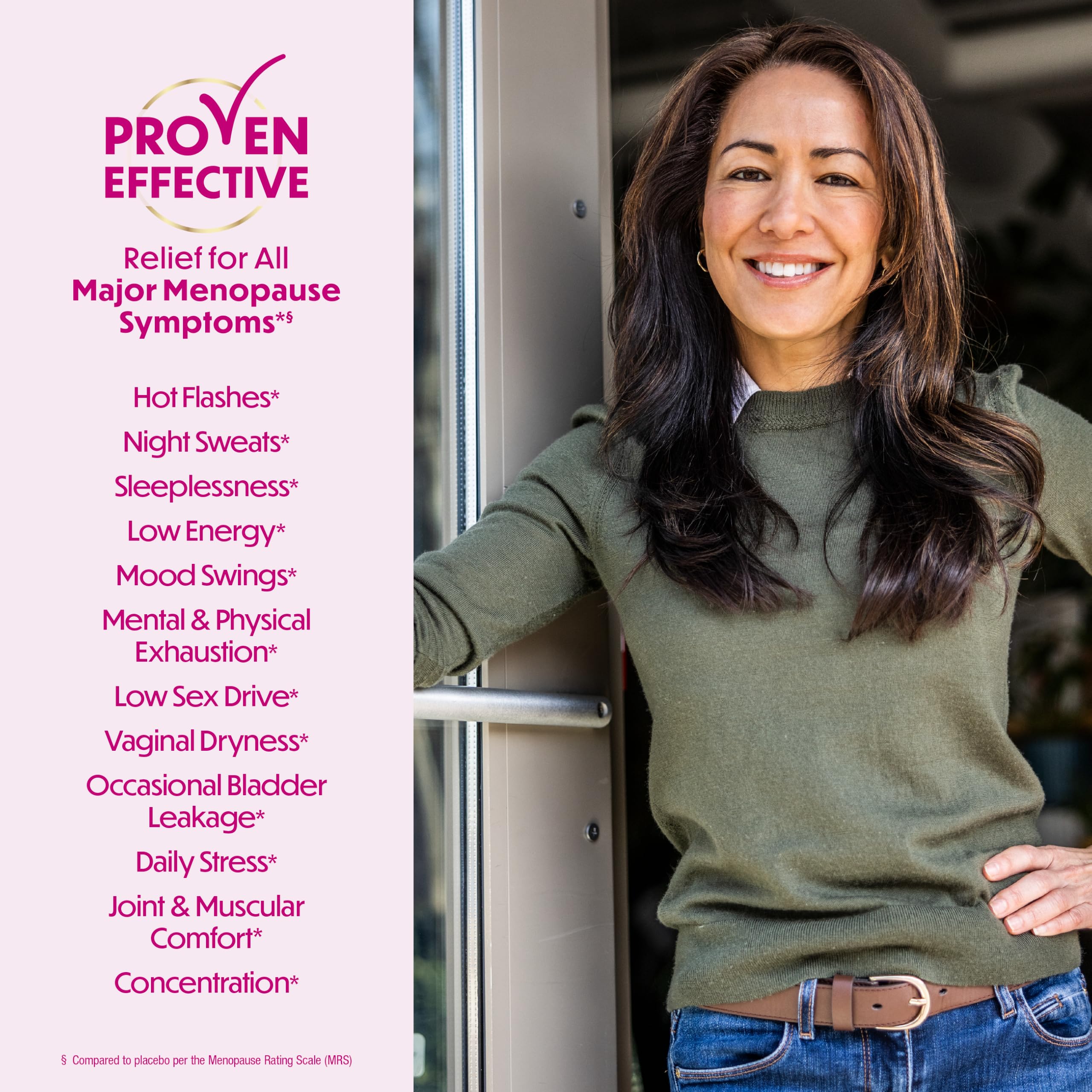 Estroven Complete Multi-Symptom Menopause Supplement for Women, 28 Count — Amazon image 6
