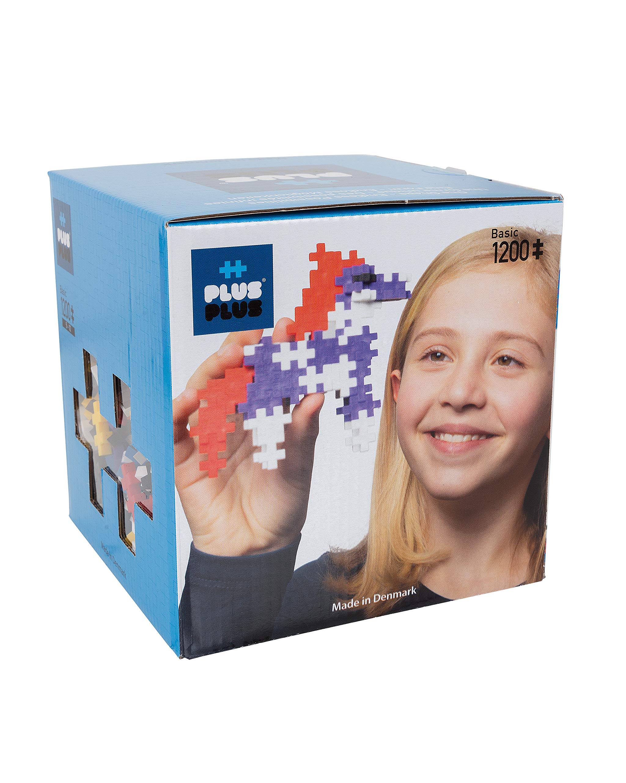 PLUS PLUS Open Play Set 1200 Piece Basic Color Mix Construction | amzdealz