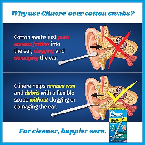 Miniatura 6 de Clinere Limpiadores de oídos, herramienta de eliminación de cera de oído de forma segura y suave para limpiar el canal auditivo en casa, herramienta