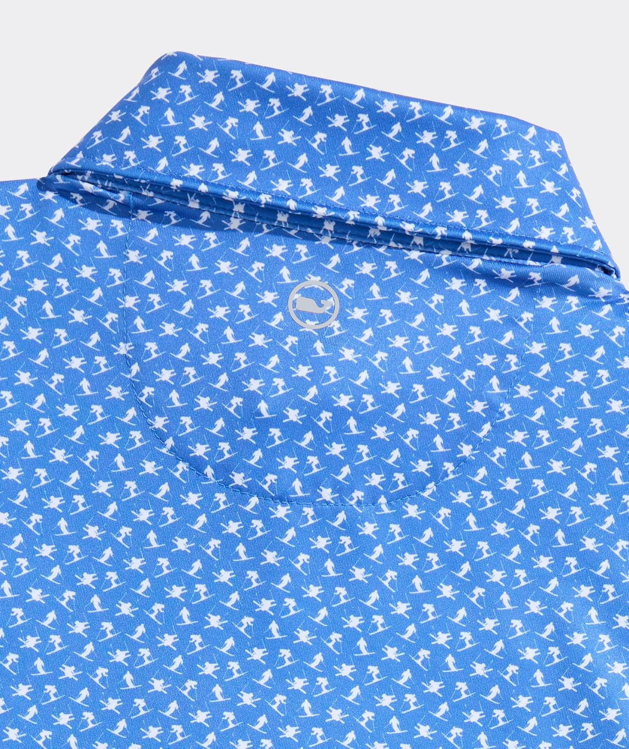 vineyard vines Boys' Printed Sankaty Performance Polo, Micro Ski - Blue, 4T