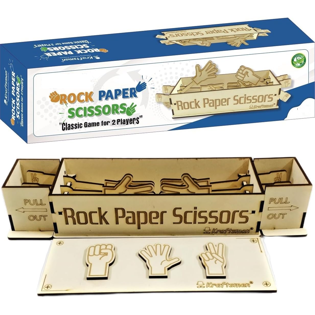 MilesMagic Ultimate Rock Paper Scissors Game Set