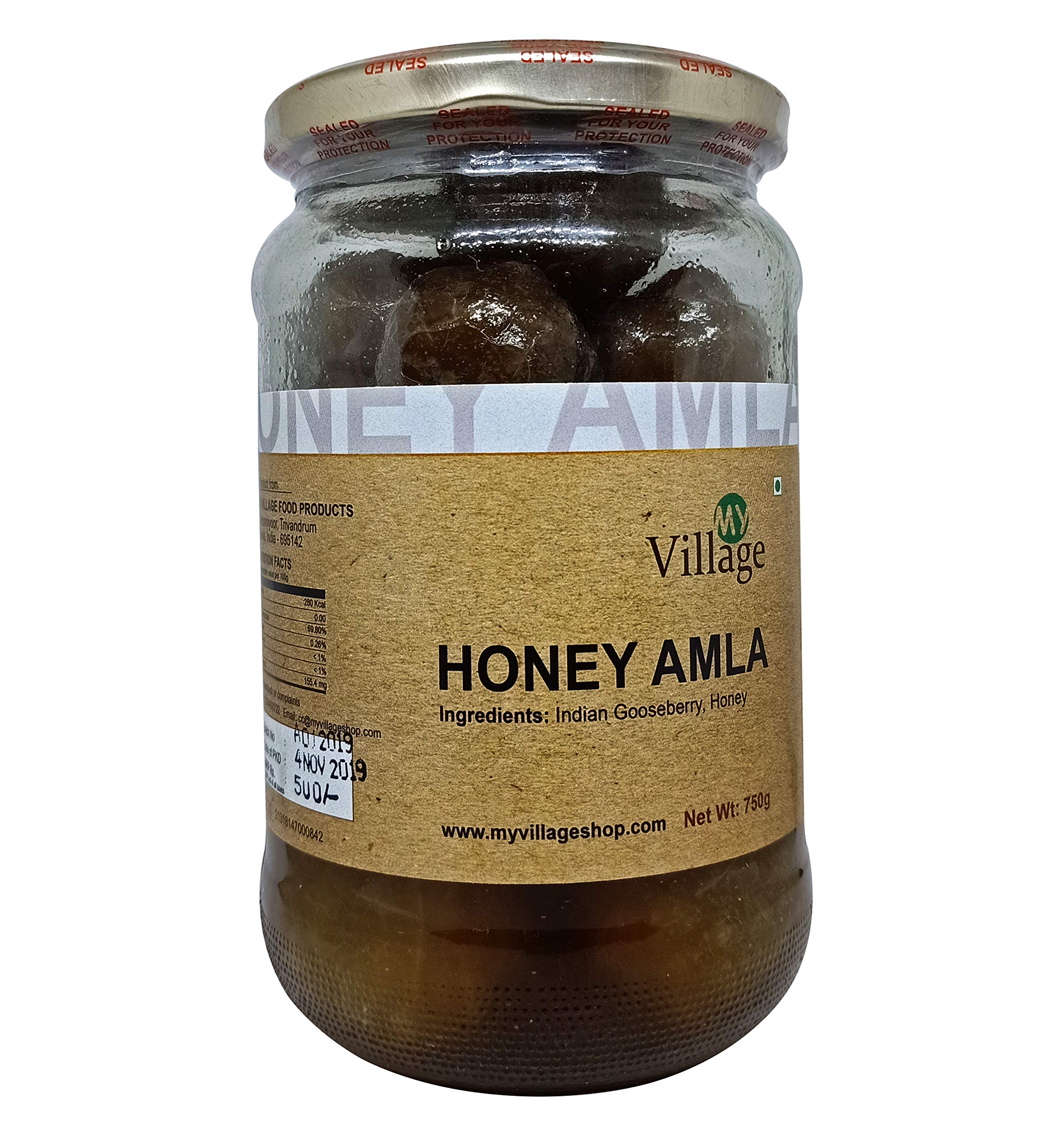 My Village Amla Honey / Indian Gooseberry (Amla) Soaked in Natural Honey / No Added Sugar - 750gm (B08118VRM7) Amazon Price History, Amazon Price Tracker