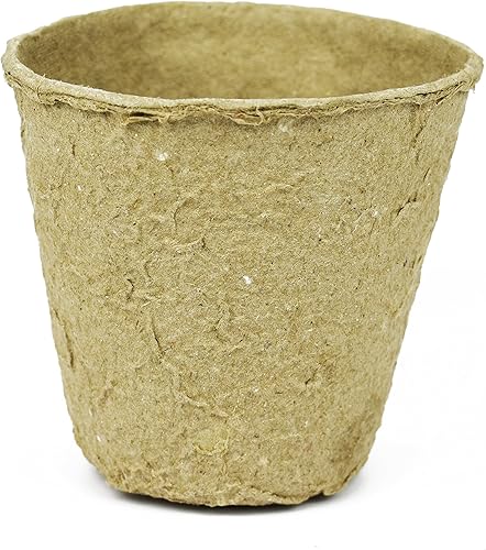 Miniatura 7 de Juego de 31 macetas de turba biodegradables y ecológicas. Bandeja de 12 macetas de 3 pulgadas - Macetas de turba recicladas no blanqueadas perfectas