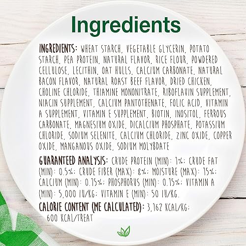 Vista 14 de Nylabone Healthy Edibles - Premios para perro para masticar, todo natural, larga duración sabor a mantequilla de maní (Peanut Butter) 1 unidad