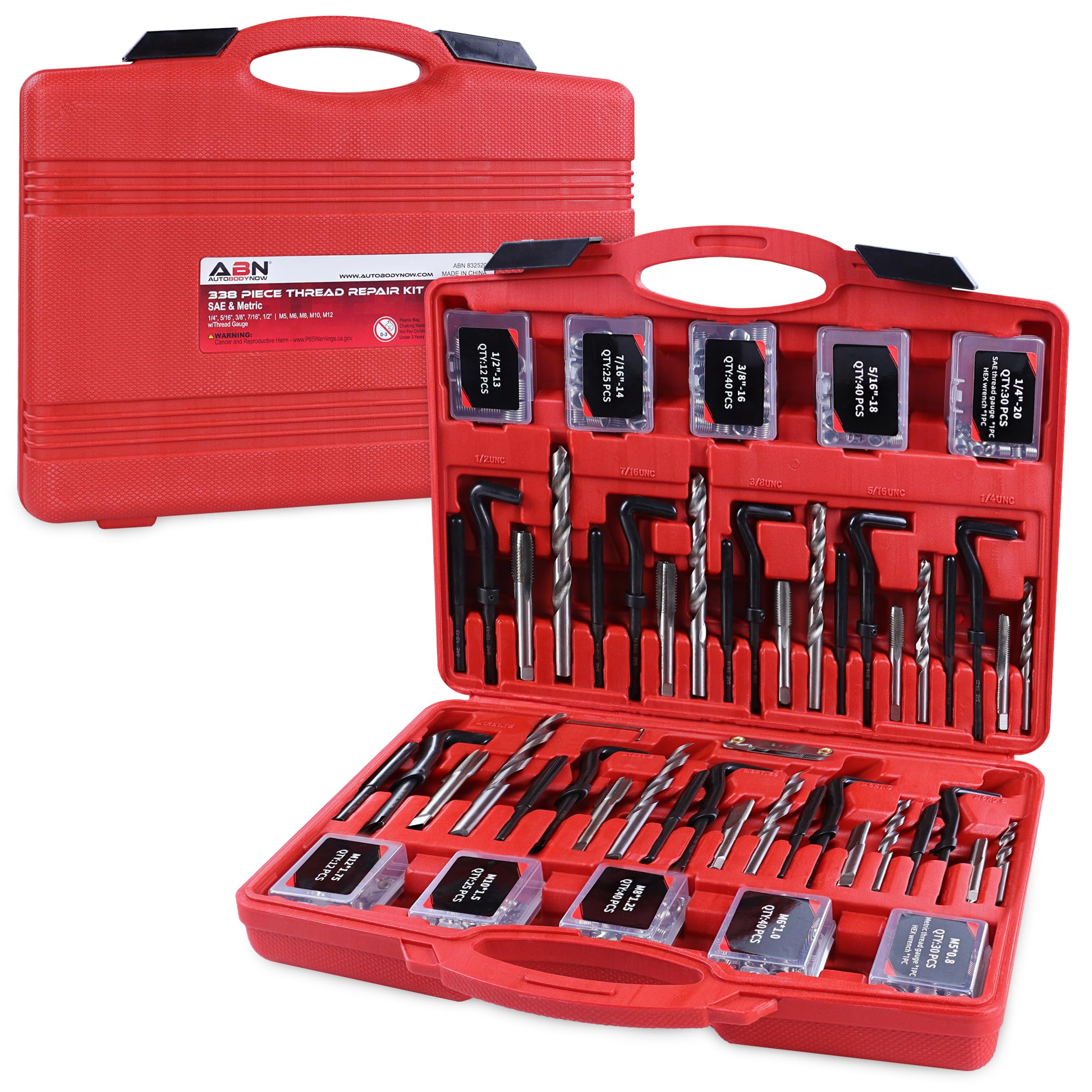 15x Thread Repair Helicoil Tool Kit M12 X 1.5 X