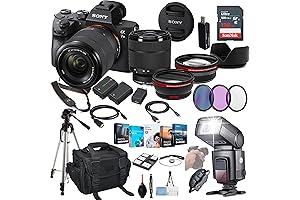 Mirrorless Camera Alpha a7 III Bundle with 28-70mm Lens + 128GB Memory,...
