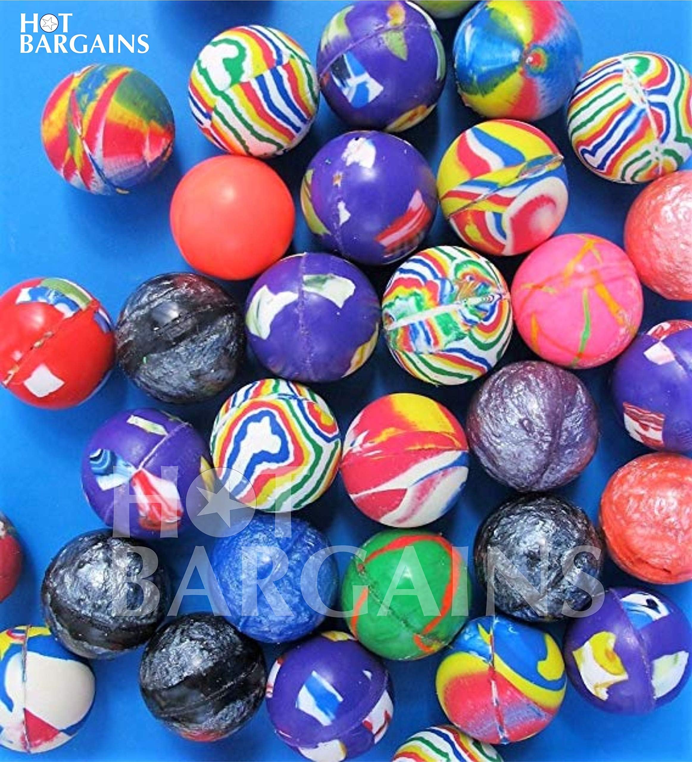 NEW 50 SUPER BOUNCE BOUNCY BALL JET BALLS CHILDREN KIDS BIRTHDAY PARTY BAG FILLER GIFT TOY, COMES IN BAG OF 50PCS, CHEAPEST SAME DAY DISPATCH FOR FREE
