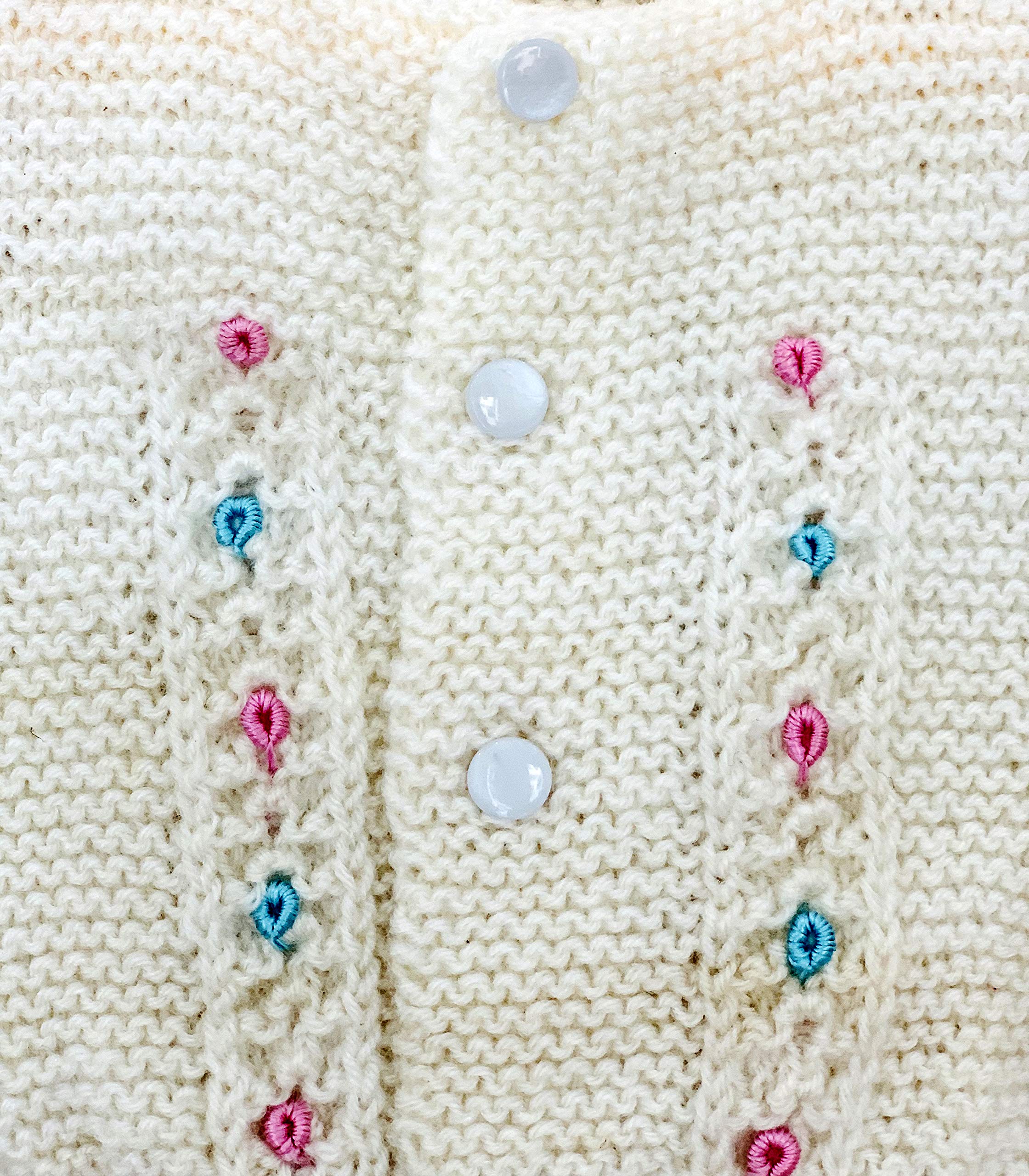 THE LITTLE LOOKERS� Sweater for Baby Half Sleeves (0-3 Months) (Pink & White, Pack of 2) - Image 7 thumbnail