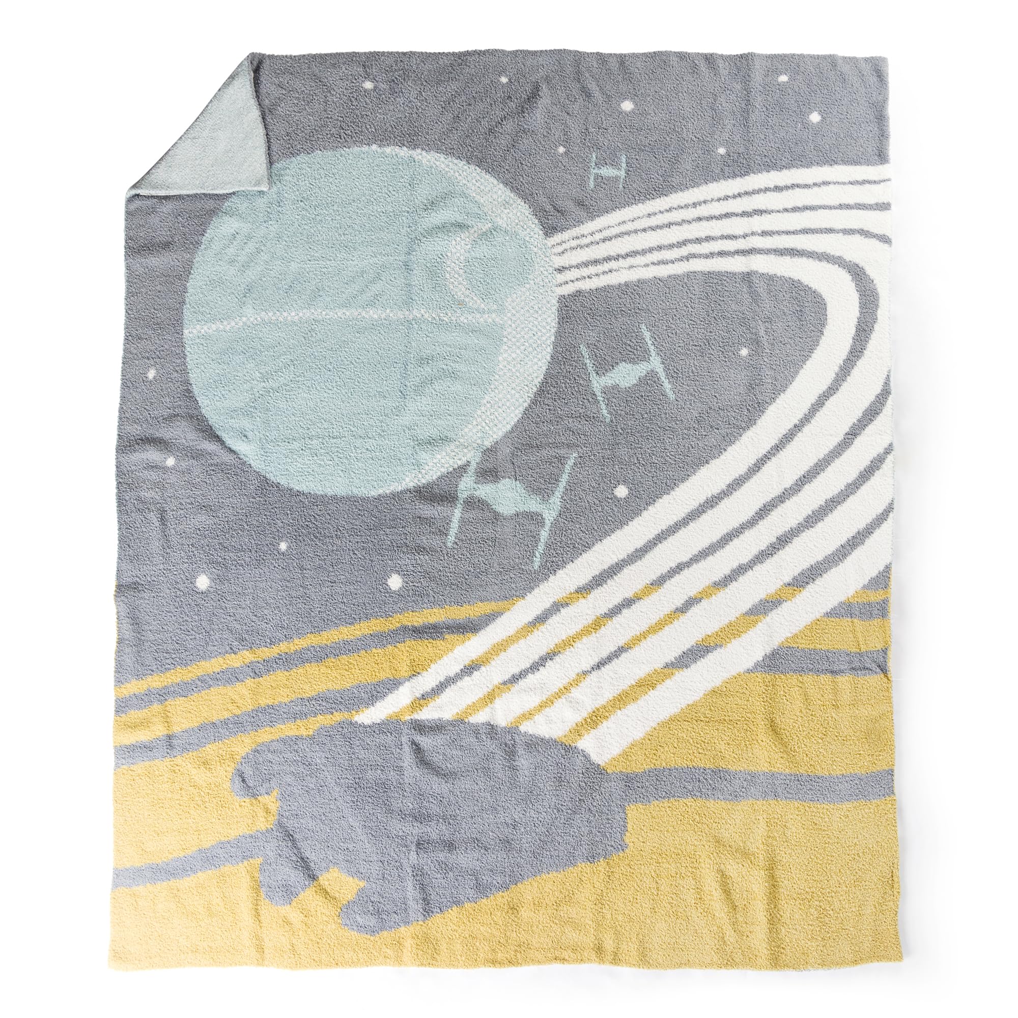 Jay Franco Coperta in maglia pelosa di Star Wars Millennium Falcon – 127 x 152 cm, biancheria da letto accogliente