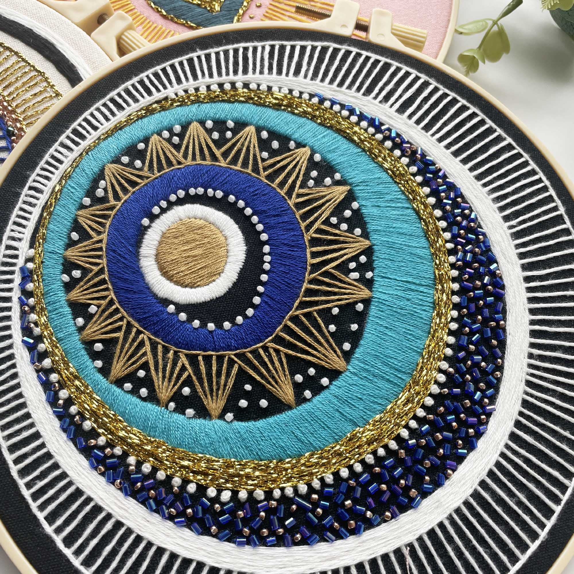 Myfelicity Kit De Broderie, 3 Ensembles De Matériaux De Broderie à