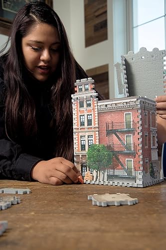 Vista 39 de Wrebbit 3D Urbania Collection - Paquete de rompecabezas 3D Incluye hotel, cine, café y estación de bomberos 1165 piezas de rompecabezas en total