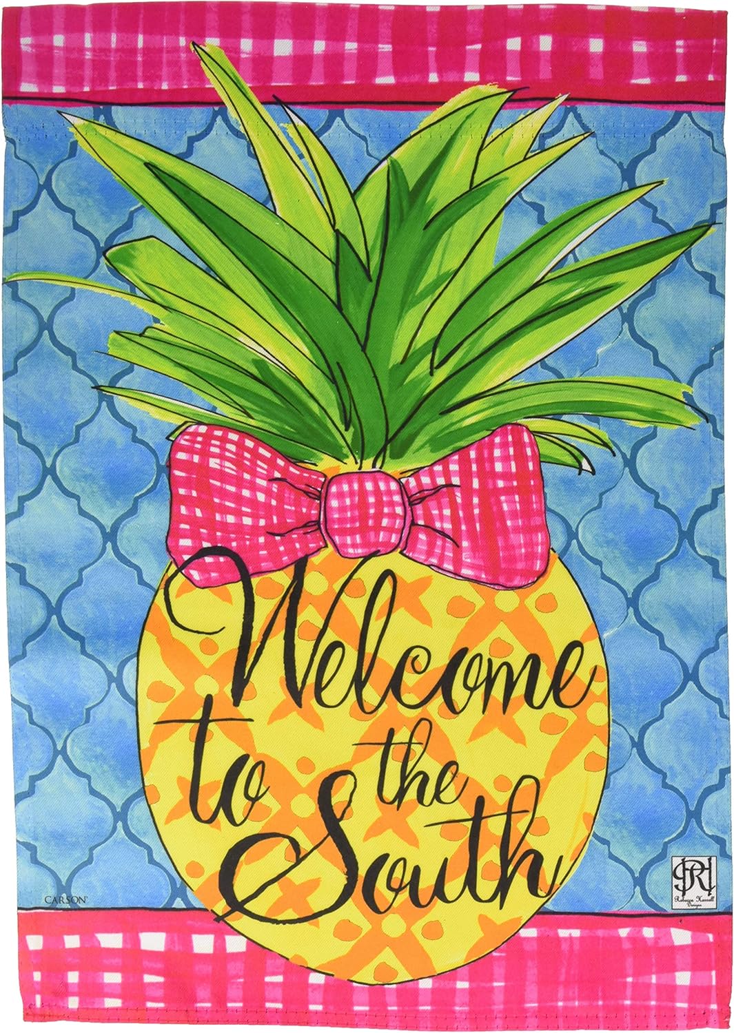 Carson Home Accents FlagTrends 46953 Southern Pineapple