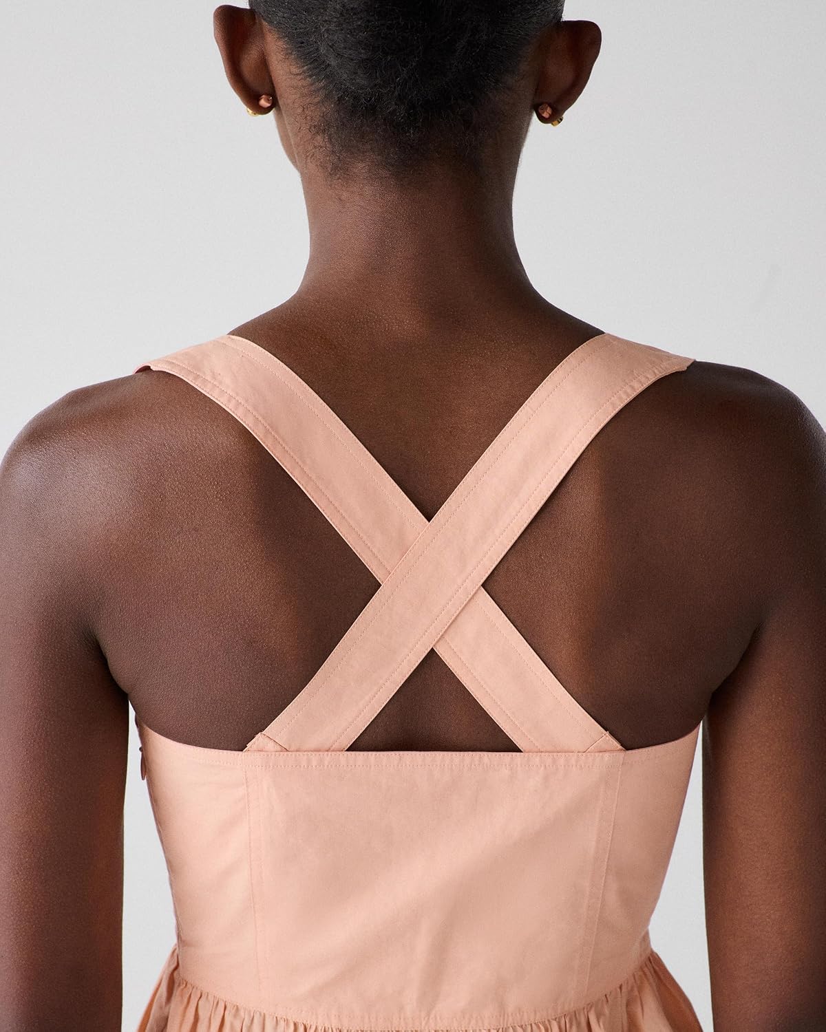 kate spade new york Women's Cross-Back Peplum Top
