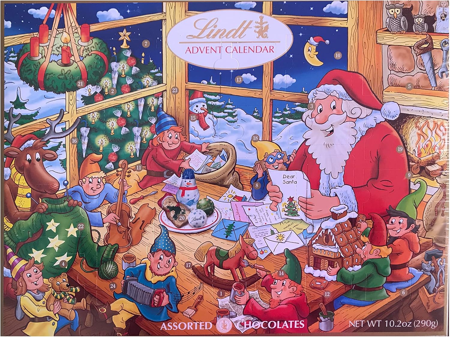 Lindt Advent Calendar 2022 Assorted Chocolates Christmas