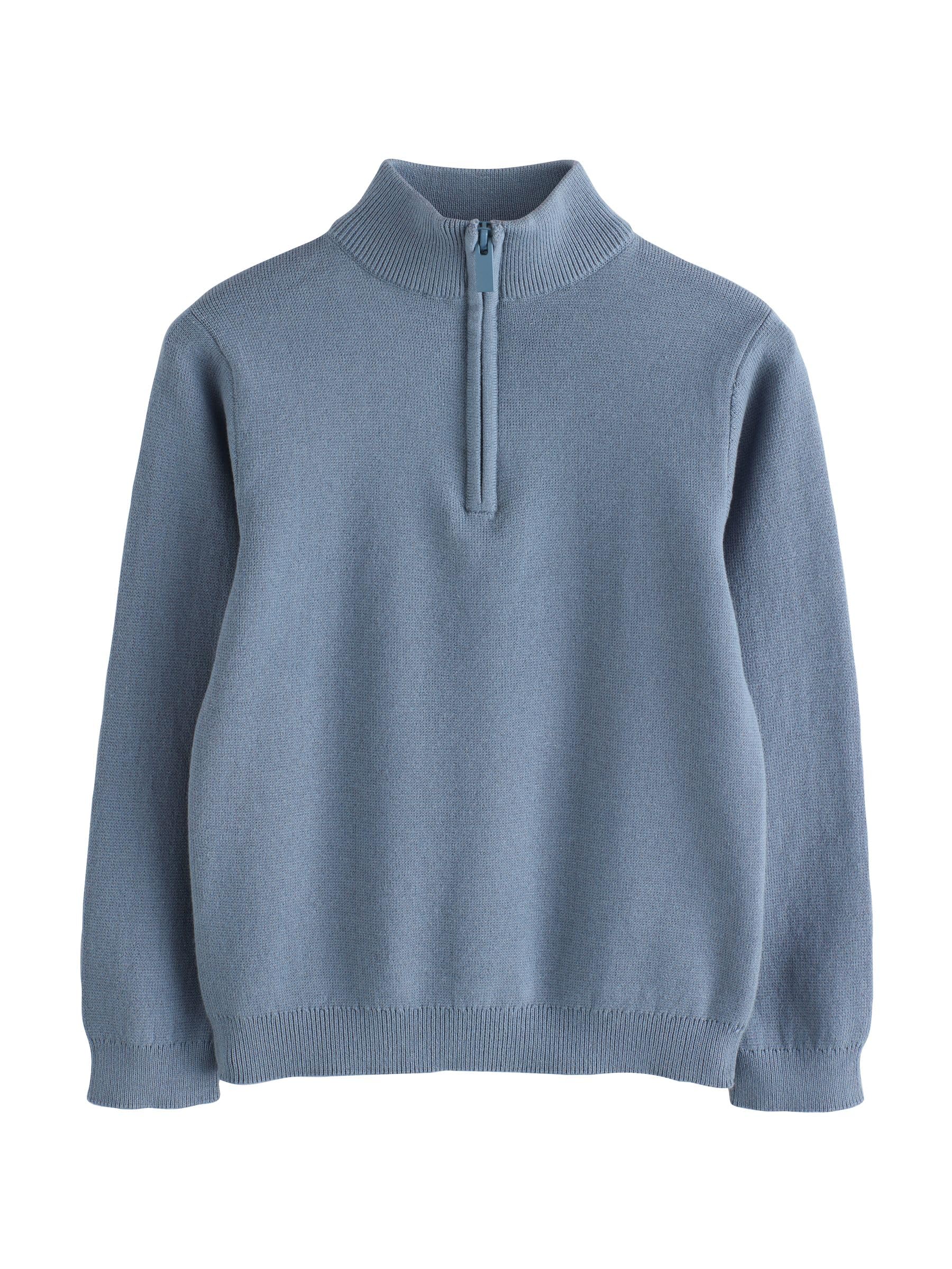 Pull col rond regular-Fit en laine Bleu Armor lux - Homme | Place des Tendances
