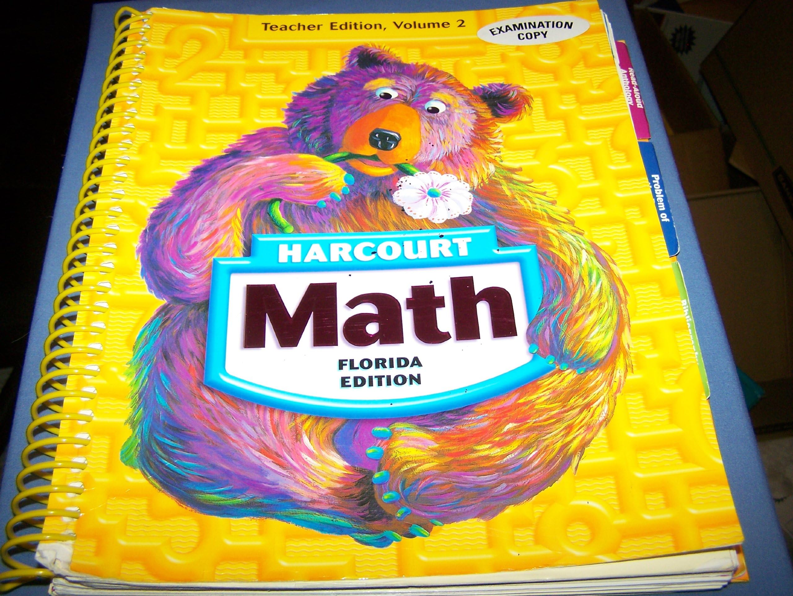 Harcourt School Publishers Math Florida: Teacher's Edition Grade 2 Vol 2 2004