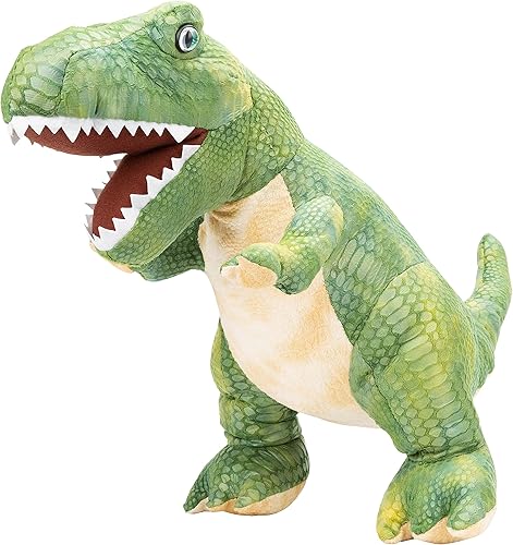 Peluche de dinosaurio gigante, juguete de peluche T Rex, 22 pulgadas, tiranosaurio de peluche, regalo para niños, verde