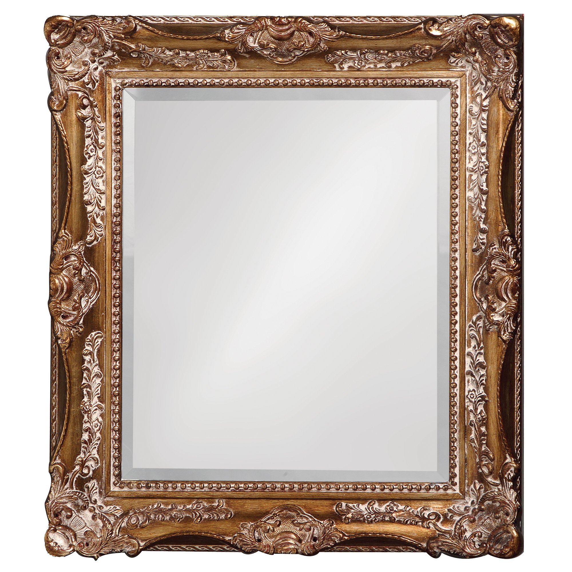 Howard Elliott Thames Rectangular Hanging Wall Mirror, Bronze Rectangle Mirror, Antique, Décor Mirror for Living Room, Hallway and Bedroom, 28 x 34 Inch