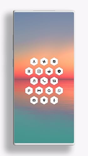 Adaptive Pixel White - Icon Pack