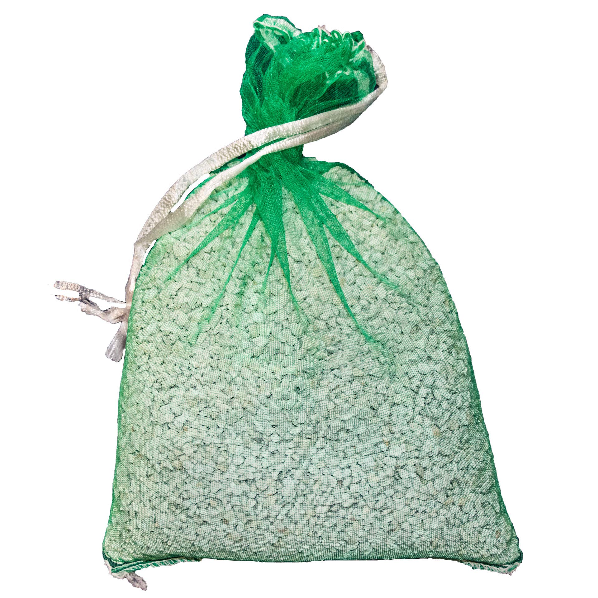 Schicker Mineral Zeolith Filterset mit Filternetzbeutel (25 kg Zeolith-Aqua und 2 Filtersäcke), Wasseraufbereiter, Filtermedium für Gartenteich, Schwimmteich, Koiteich, Aquarium (4,0-8,0 mm)